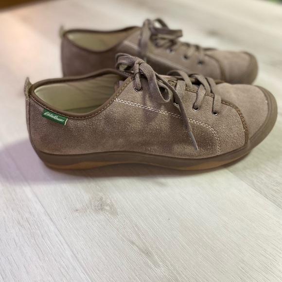 Eddie Bauer Women’s Leather Lace Up Sneakers Henderson Pine Suede Brown Size 10 - Picture 9 of 10